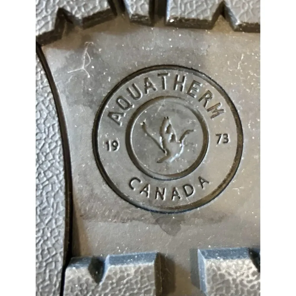 Aquatherm by Santana Canada Sz 8 Kirima Faux Fur Lined‎ Waterproof Tall Boot